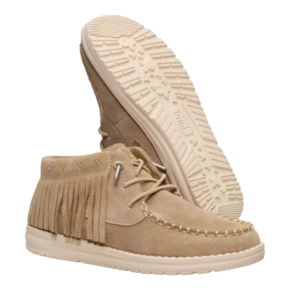 Wendy Mid Fringe Cowgirl Suede